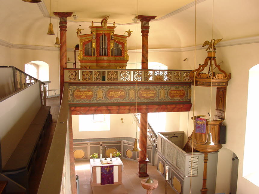 Orgel in der ev. Kirche